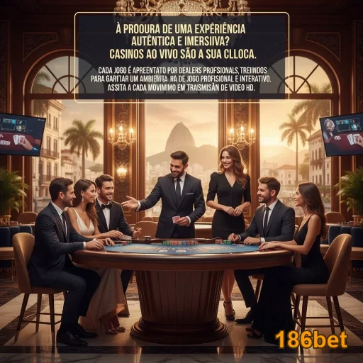 Jogadores interagindo em cassino ao vivo no 186bet.