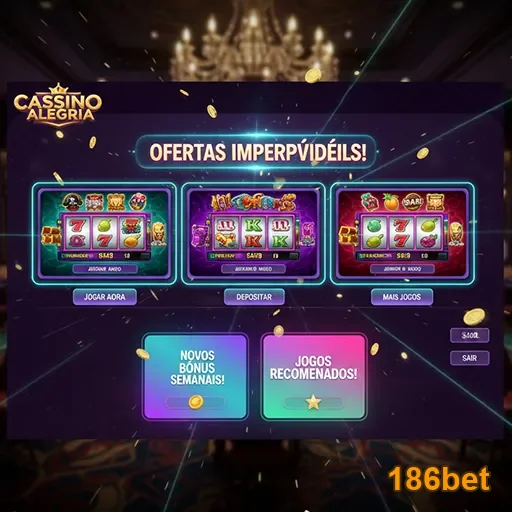 Ofertas imperdíveis na plataforma 186bet com jogos diversos.