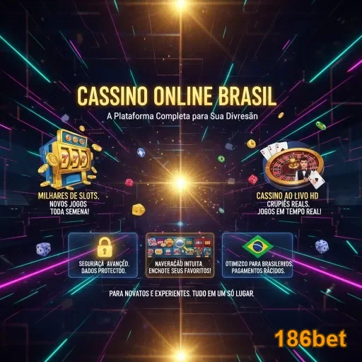 Interface do aplicativo 186bet com diversos jogos online.