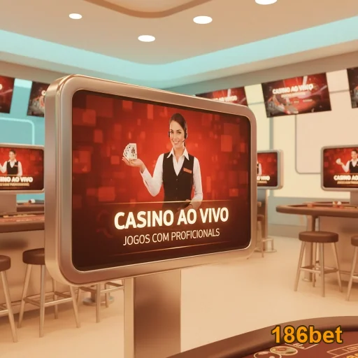 Jogadora profissional no cassino ao vivo da 186bet.