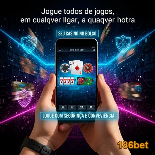Interface de jogos de slots no celular, 186bet.